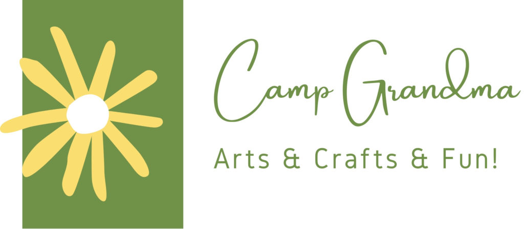 This is a logo for Camp Grandma, a project to keep my grandchild engaged during a lockdown summer.