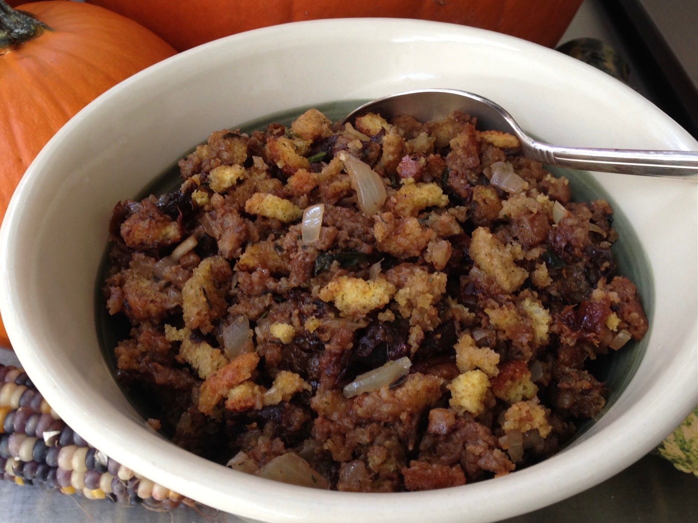 This stuffing recipe takes about 30 minutes.