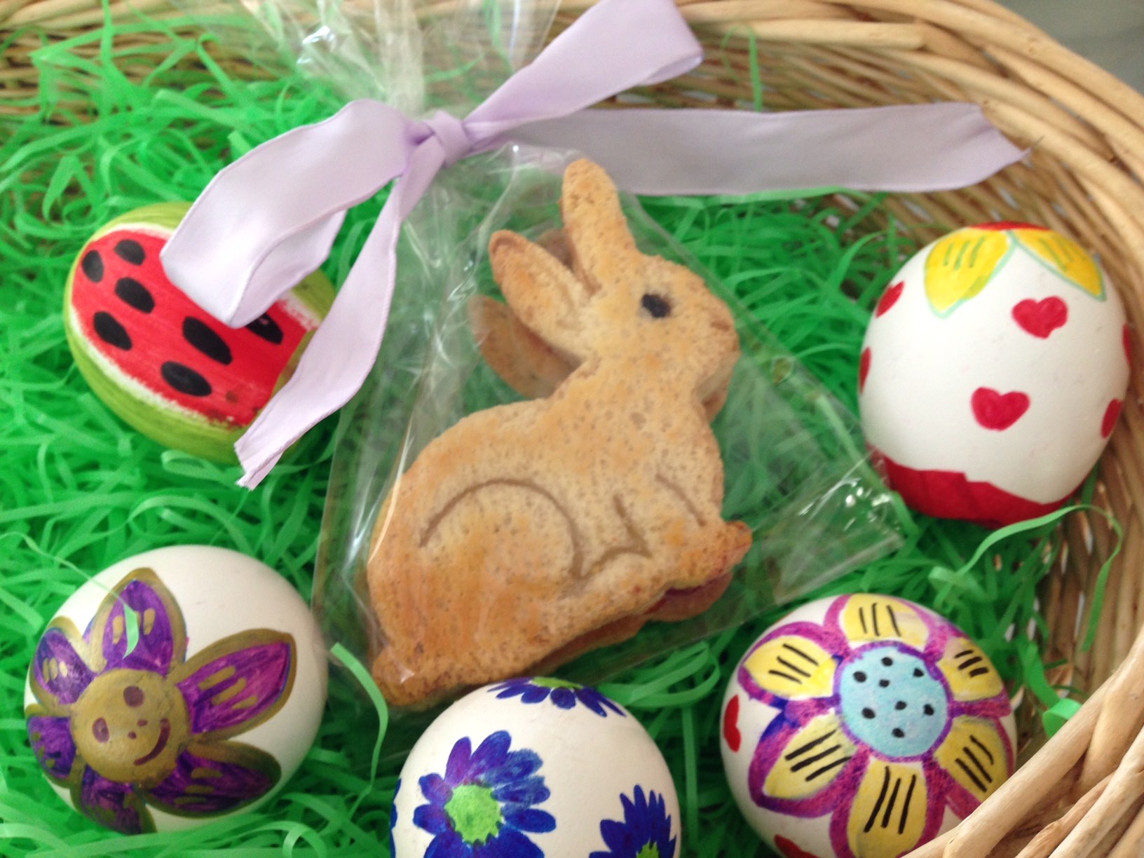 Instead of candy, put bunny toasts into a toddler's Easter basket.