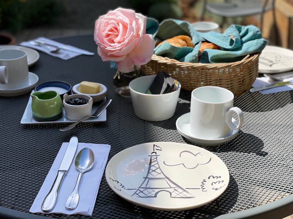 If you're doing a staycation this year, start breakfast with croissants and coffee and pretend you're in Paris.
