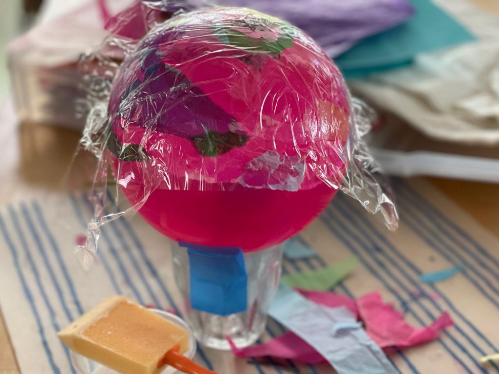 Make Tissue Paper Bowls, Easy, Inexpensive Craft