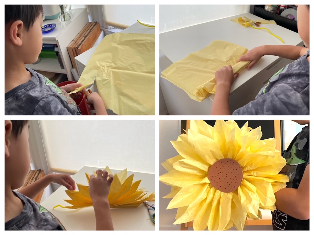 DIY Tissue Paper Flowers