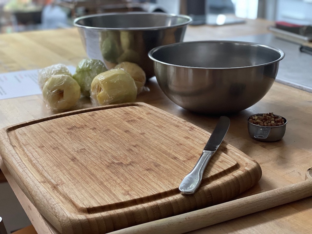 Prep ingredients and equipment in advance so the child can get right to work and doesn't have to wait around.