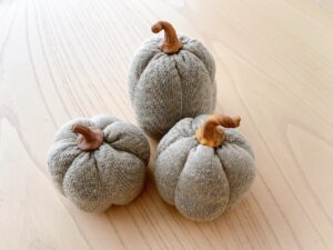 old socks pumpkins