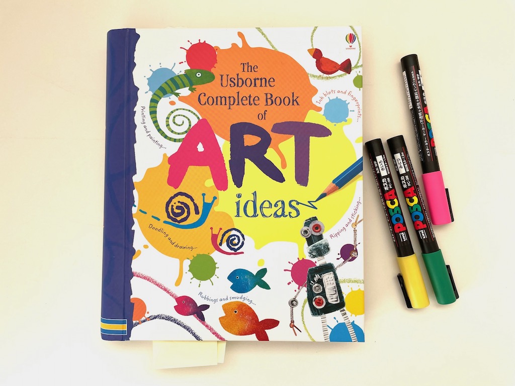 The Usborne Complete Book of Art Ideas is chock-full of art projects for kids.