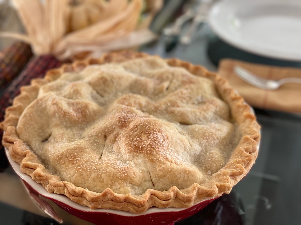 Homemade apple pie is consumed readily at Thanksgiving. Pumpkin pie is not.