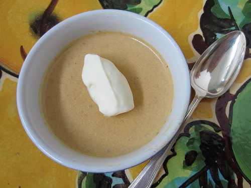 Pumpkin panna cotta is an alternative to the traditional Thanksgiving dessert of pumpkin pie.